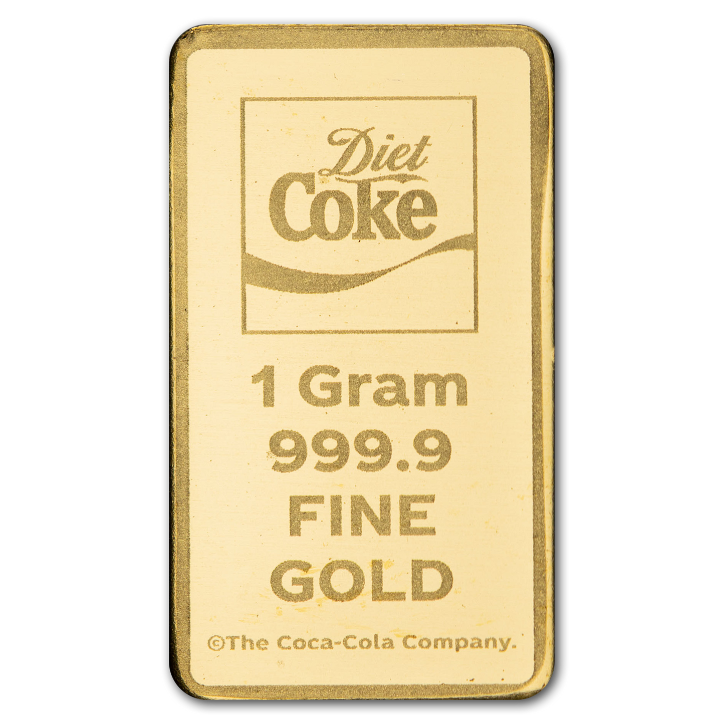 2026 PAMP Diet Coke 1g Gold Bar in Card (08/07)