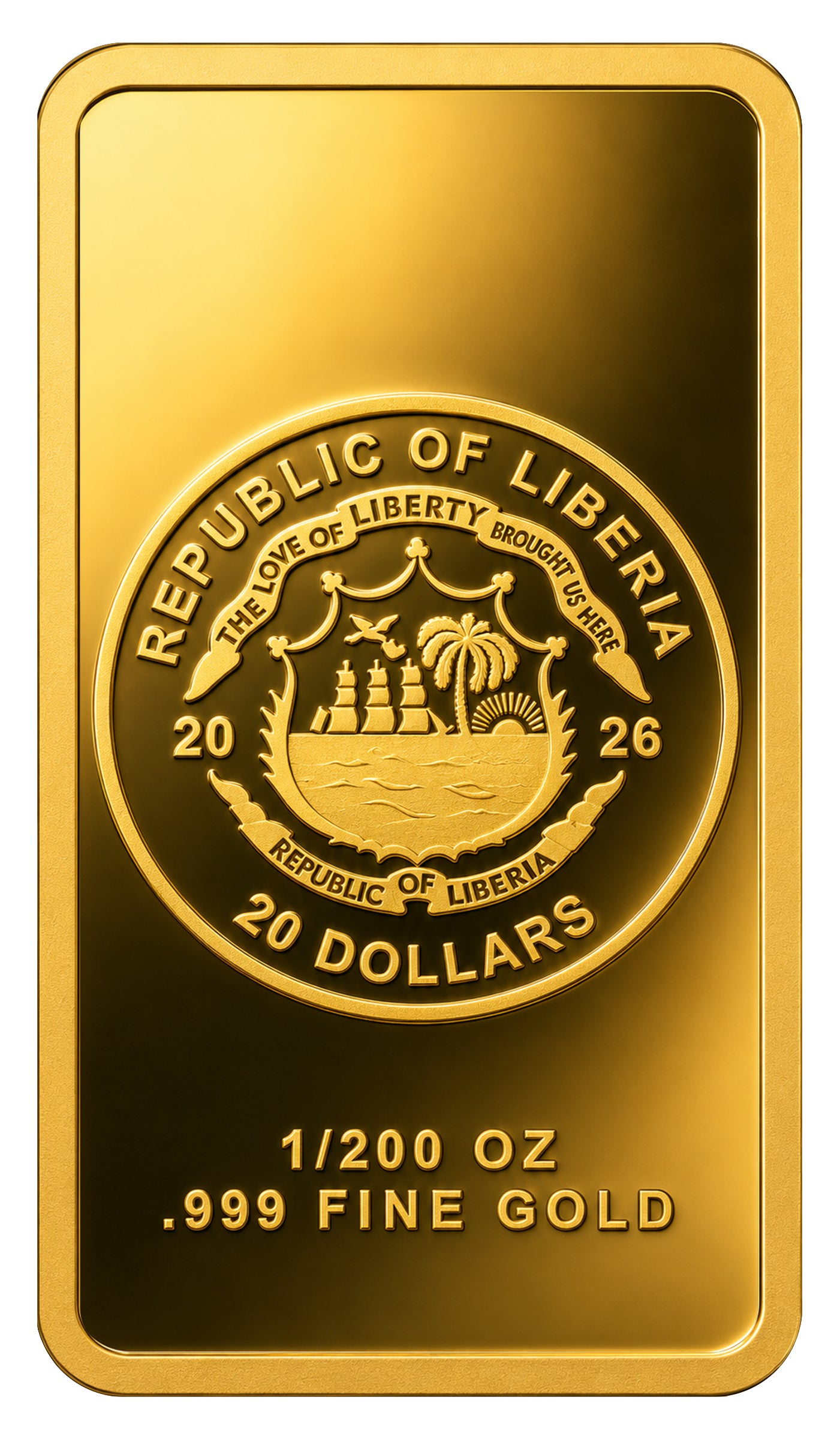 2026 Liberia I Plead the 2nd 1/200 oz Gold Coin (08/03)