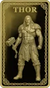 2026 Germania Gods Thor Minted 1/100 oz Gold Bar in Card