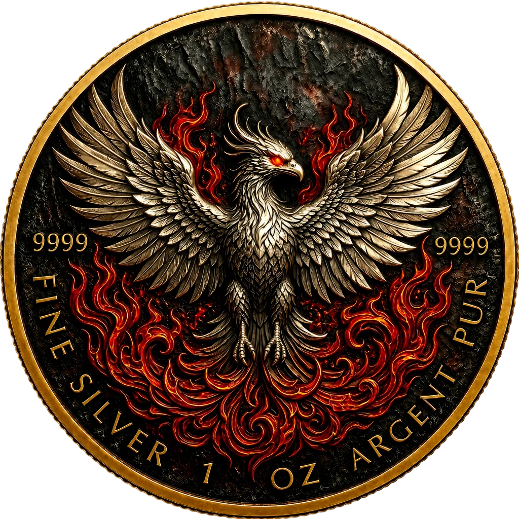 2026 Canada Maple Leaf Phoenix Rising Edition 1 oz Silver Coin