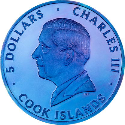 2026 Cook Islands Spectrum - Parrot 1 oz Silver Coin