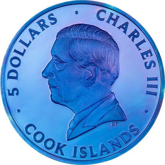 2026 Cook Islands Spectrum - Parrot 1 oz Silver Coin