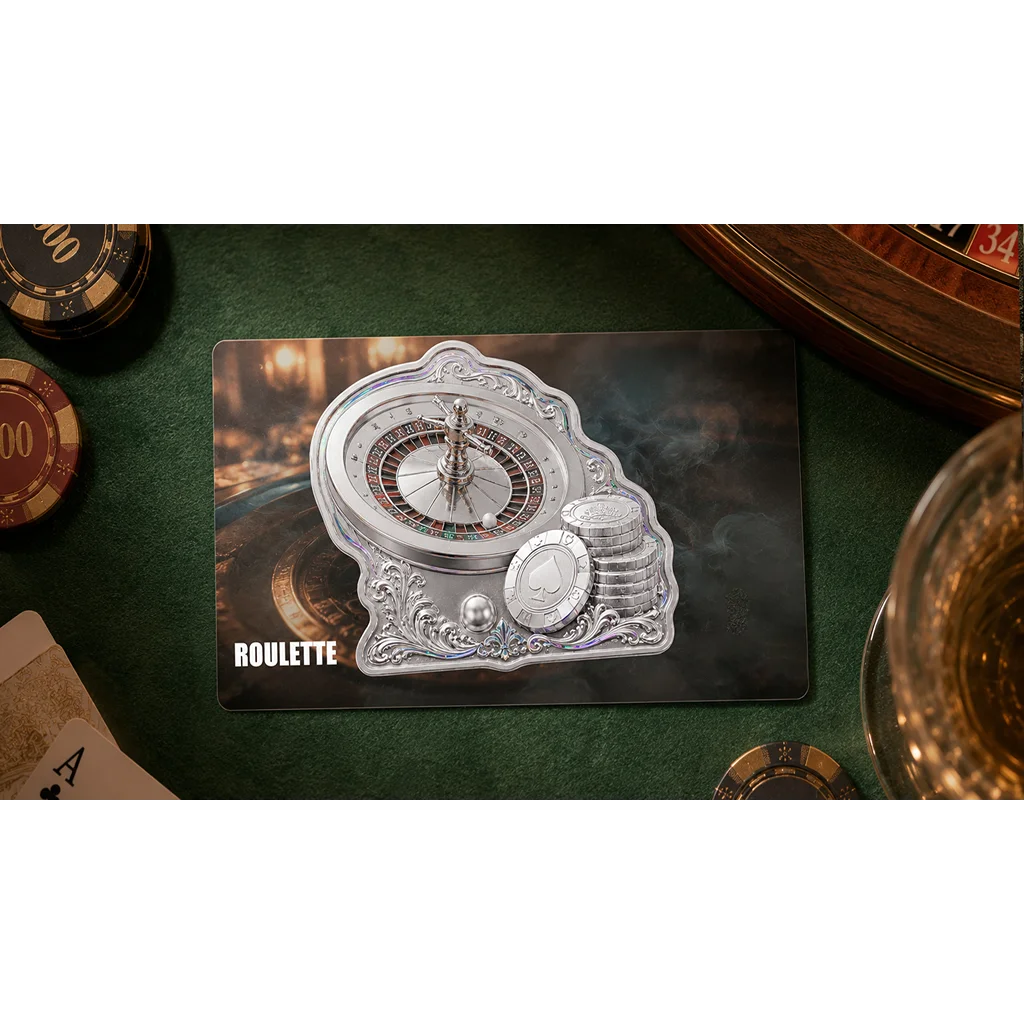 2026 Roulette Shaped 10g Silver in Card