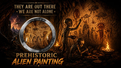2026 Cameroon Prehistoric Alien Painting 1 oz Silver Coin (07/03)