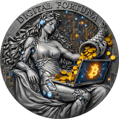 2026 Truth Guard Digital Fortuna 2 oz Silver Coin
