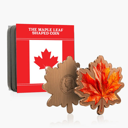 2026 Solomon Islands Maple Leaf Shaped 42g Cn Coin