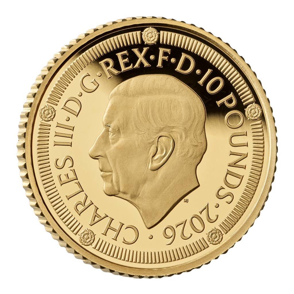 2026 Great Britain 500 Years of the Crown Proof 1/10 oz Gold Coin