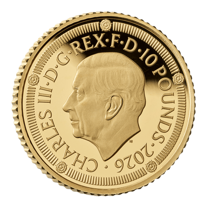 2026 Great Britain 500 Years of the Crown Proof 1/10 oz Gold Coin