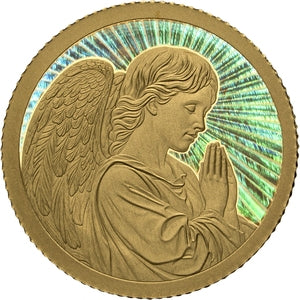 2027 Gabon Guardian Angel 1/200 oz Gold Coin