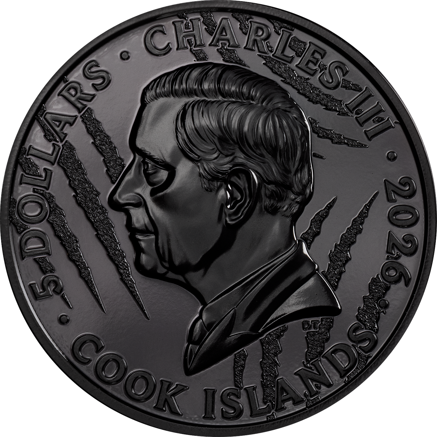 2026 Cook Islands Black and White - Lion 1 oz Silver Coin
