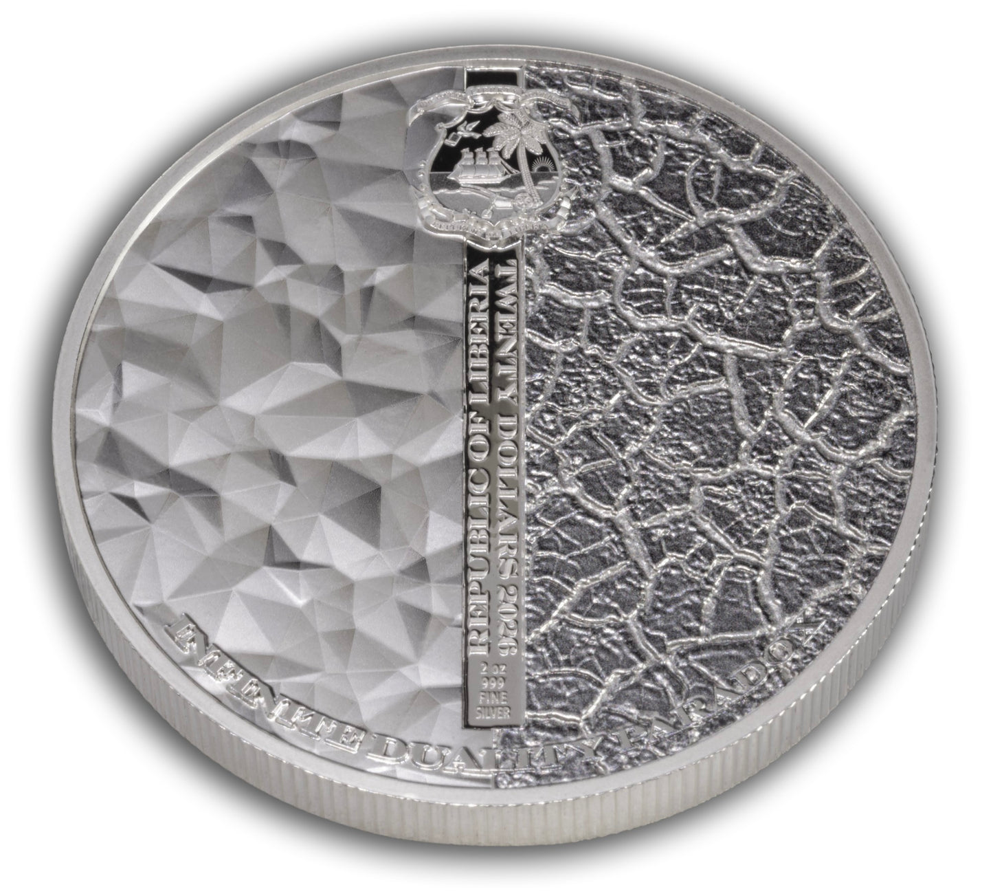 2026 Liberia Infinite Duality Paradox - Angel & Devil 2 oz Silver Coin (06/26)