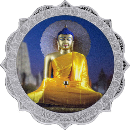 2026 Cameroon Bodhi Gaya Buddha 1 oz Silver Coin (99 Mintage)