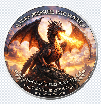 Inspired Spirit - The Dragon Colorized 1 oz Copper Pendant (06/19)