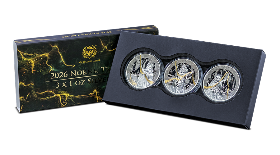 2026 Germania Norns Triune 3 x 1 oz Silver Coin Set (06/22)
