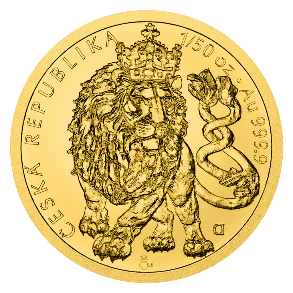 2026 Niue Czech Lion 1/50 oz Gold Coin (06/30)