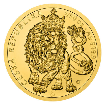 2026 Niue Czech Lion 1/50 oz Gold Coin (06/30)