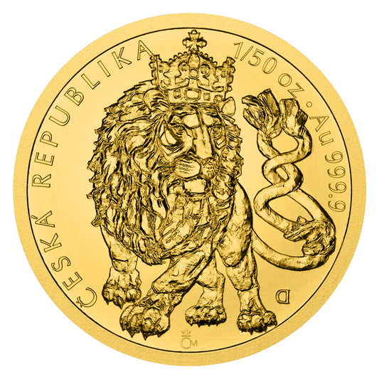 2026 Niue Czech Lion 1/50 oz Gold Coin (06/30)