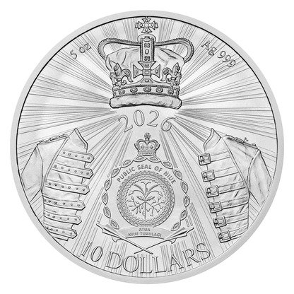 2026 Niue Freddie Mercury Proof 5 oz Silver Coin