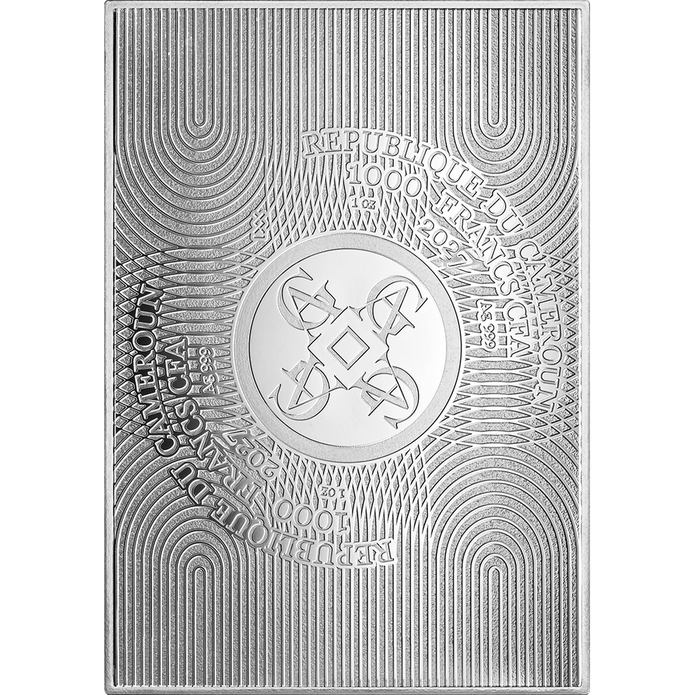 2027 Cameroon Art Gallery - Mona Lisa by Da Vinci 1 oz Silver Coin