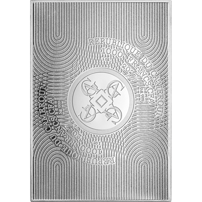 2027 Cameroon Art Gallery - Mona Lisa by Da Vinci 1 oz Silver Coin