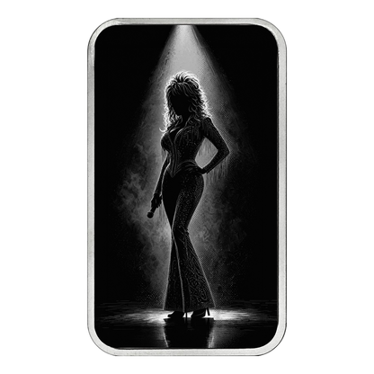 Rhinestone Queen Colorized 1 oz Silver Bar