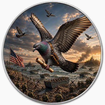 Estimate: 2026 U.S. Eagle The Medics & Messengers of Normandy Edition 1 oz Silver Coin (06/19)