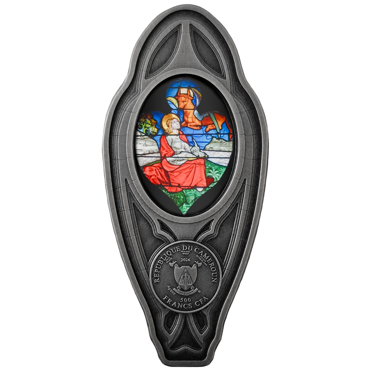 2026 Cameroon The Most Famous Stained Glass Windows 4 x 1 oz Silver Coin Set
