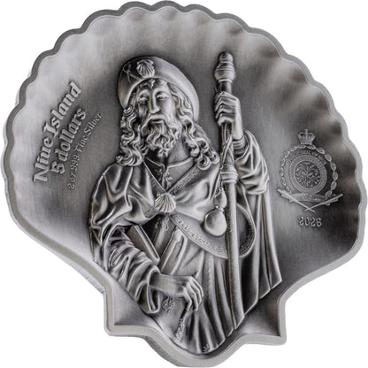 2026 Niue Saint James - The Way to Santiago 2 oz Silver Coin