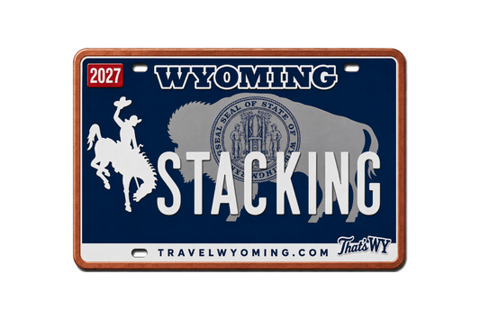 2027 Stacking Across America License Plate NEW JERSEY Colorized 1 oz Copper Bar (Series 2)