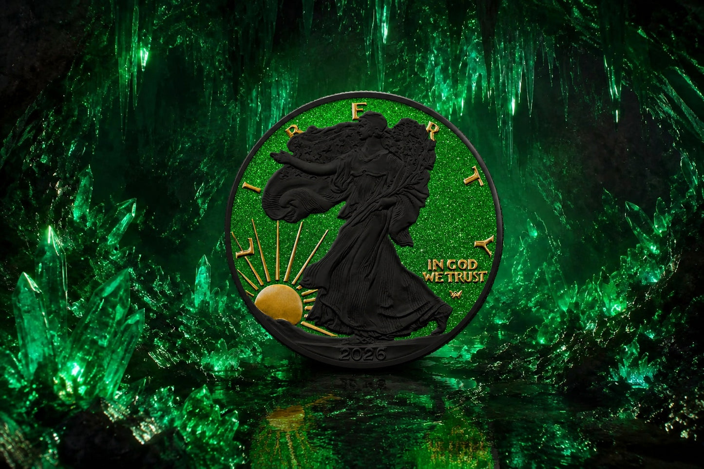 2026 U.S. Eagle Green Monster Edition 1 oz Silver Coin (07/17)