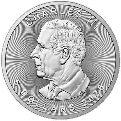 2026 Canada Maple Leaf The Clown Edition 1 oz Silver Coin