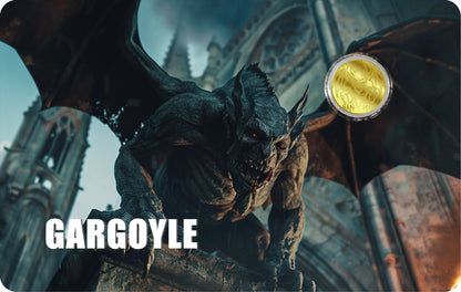 2026 Liberia Gargoyle 1/200 oz Gold Coin in Card (06/30)