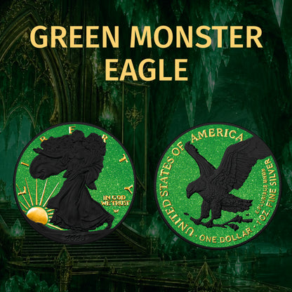 2026 U.S. Eagle Green Monster Edition 1 oz Silver Coin (07/17)