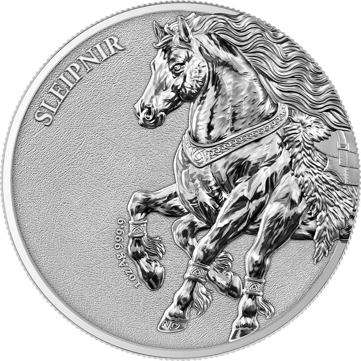 Estimate: 2026 Germania Mint Beasts - Sleipnir BU 1 oz Silver Coin (07/08)