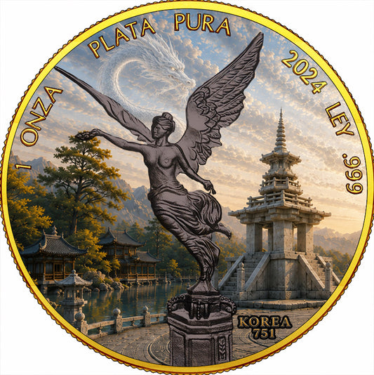 2024 Mexico Libertad - Spirit of Korea Edition 1 oz Silver Coin
