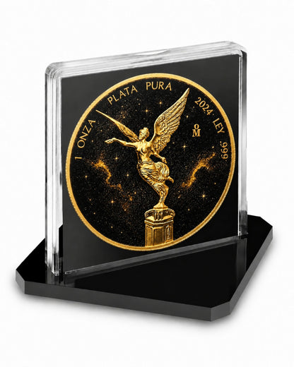 2024 Mexico Libertad Golden Nebula Edition 1 oz Silver Coin