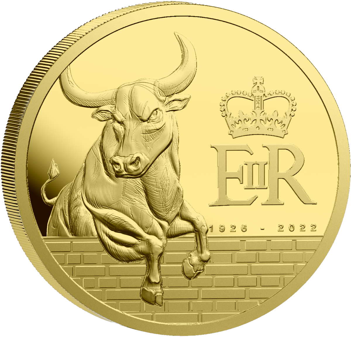 2027 Pitcairn Islands Queen's Beast Black Bull 0.5g Gold Coin