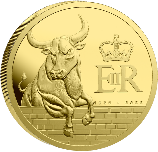 2027 Pitcairn Islands Queen's Beast Black Bull 0.5g Gold Coin
