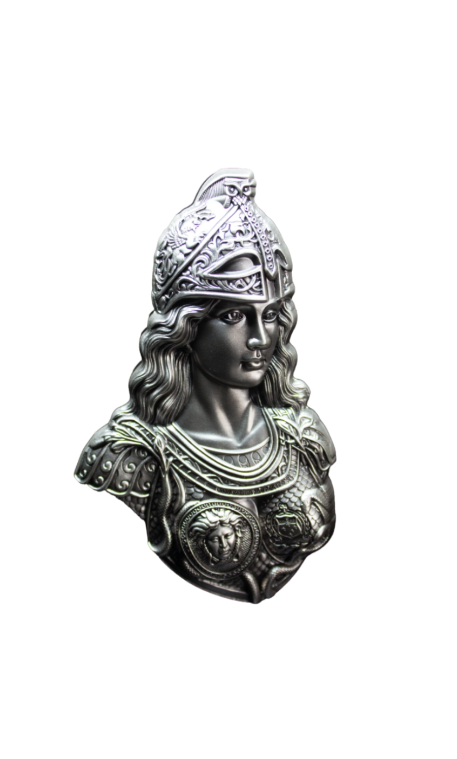 Estimate: 2026 Samoa Athena Shaped Stacker 2 oz Silver in Capsule Only