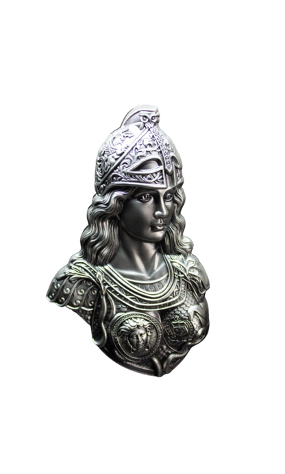 Estimate: 2026 Samoa Athena Shaped Stacker 2 oz Silver in Capsule Only