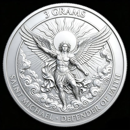 St. Michael - Defender of Faith 3g Silver Medal