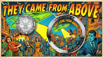 2026 Cameroon Alien Comic Book 1 oz Silver Coin (07/03)