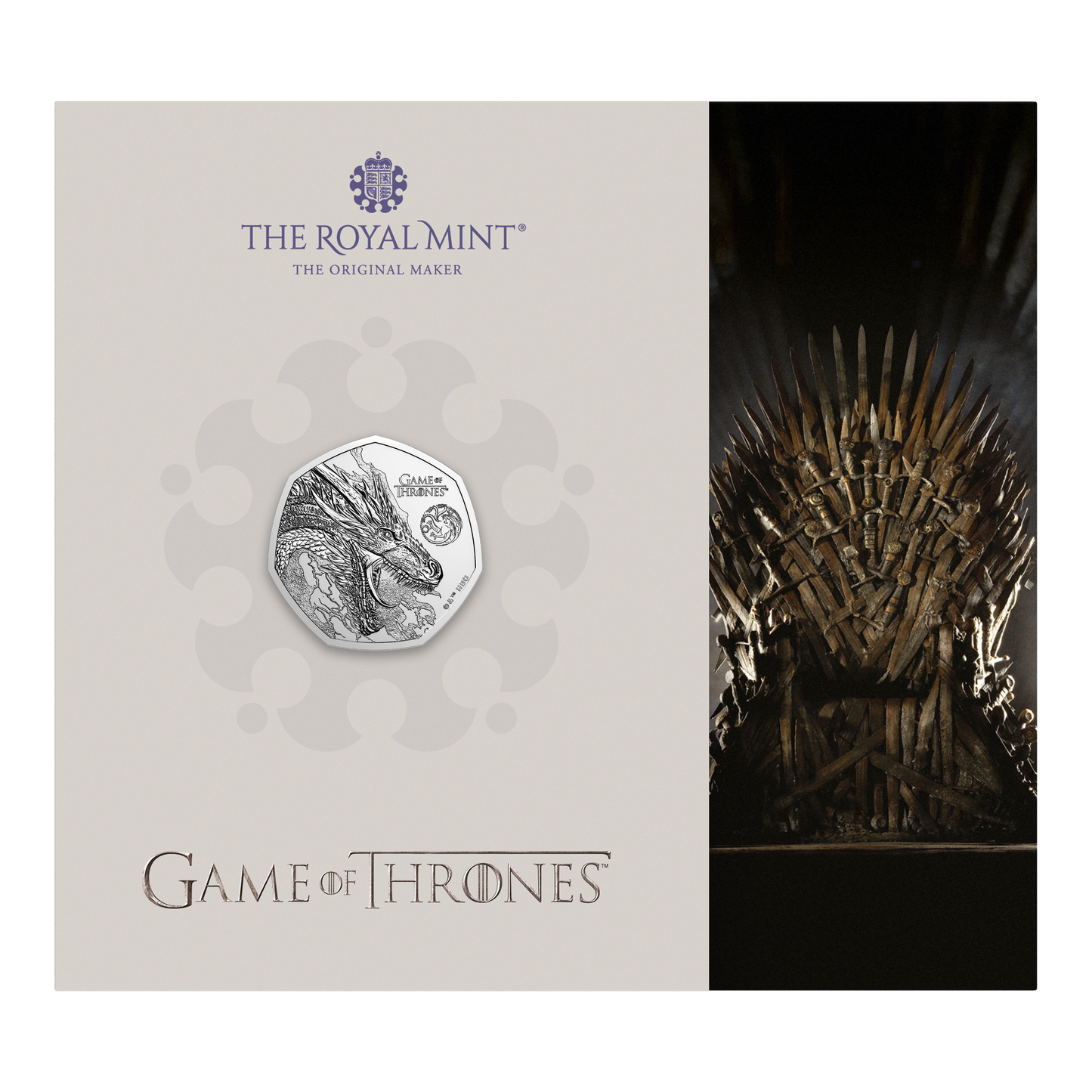 2026 Great Britain Game of Thrones Fire 8g CN Coin in Card (07/11)