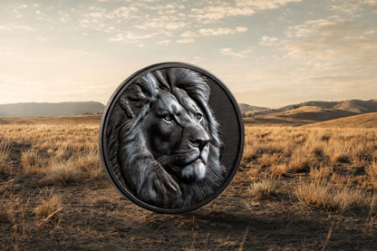 2026 Cook Islands Black and White - Lion 1 oz Silver Coin