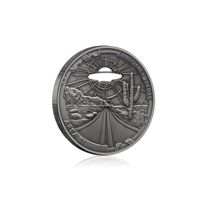 2022 Samoa Conspiracy Collection - Area 51 Cut-Out CN Coin in Card