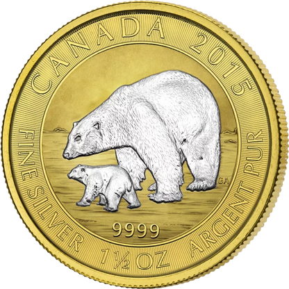 Factory Special: 2014-15 Canada Wildlife Premium Edition 2 x 1.5 oz Silver Coin Set (06/25)
