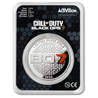 Estimate: PAMP Call of Duty Black Ops 7 1 oz Silver Round