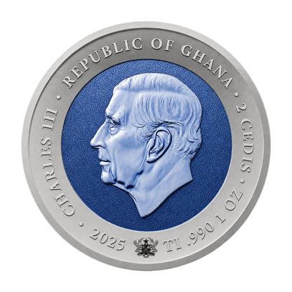 2025 Ghana History of Spaceflight 1 oz Titanium 12-Coin Set (06/16)