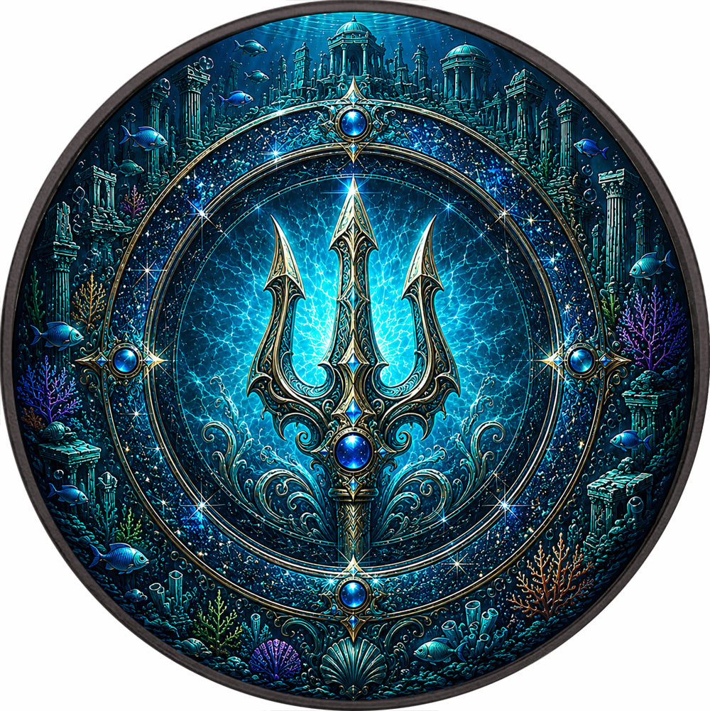 New Series! 2026 Canada Maple Leaf Water - Elemental Realms Diamond Dust 1 oz Silver Coin (07/10)