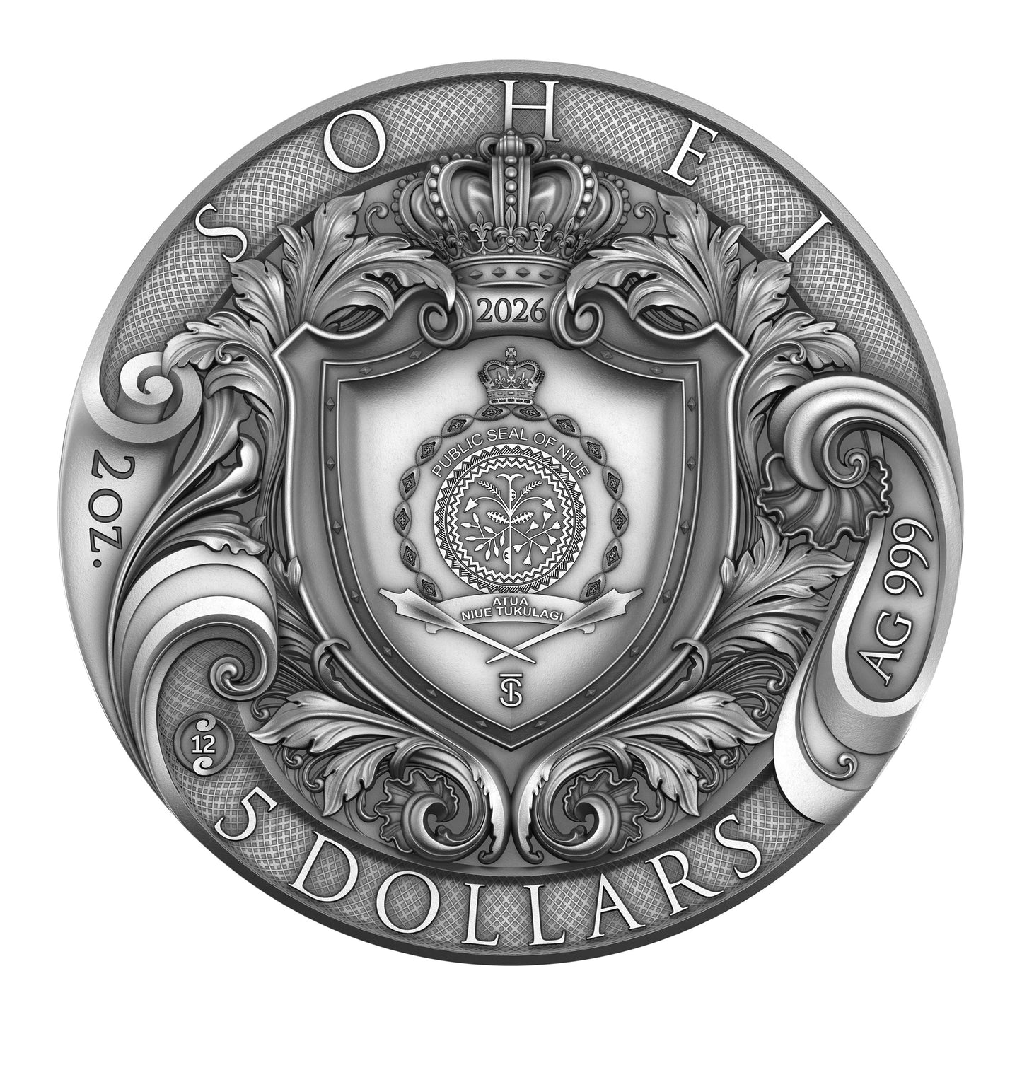 2026 Niue Warrior's Path - Sohei 2 oz Silver Coin (06/22)